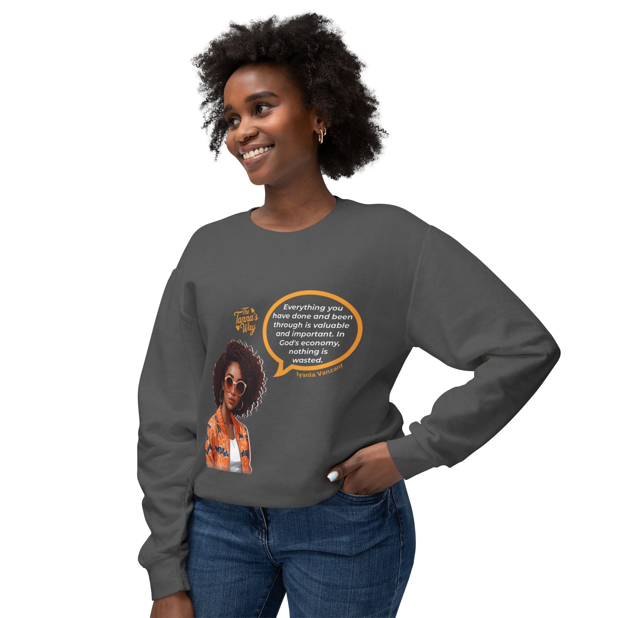 Lyanla Vanzant | Unisex Lightweight Crewneck Sweatshirt
